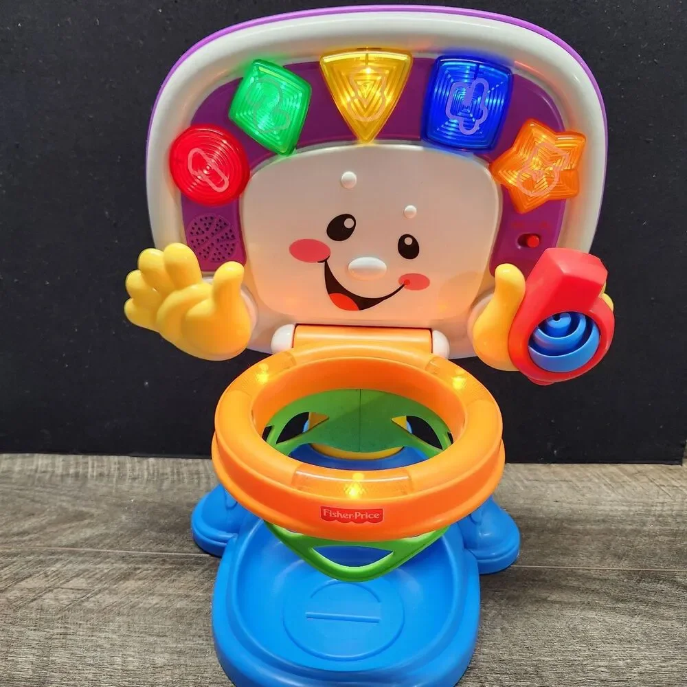 Fisher Price Laugh and Learn Learning Basketball Adjustable Height*Missing Balls